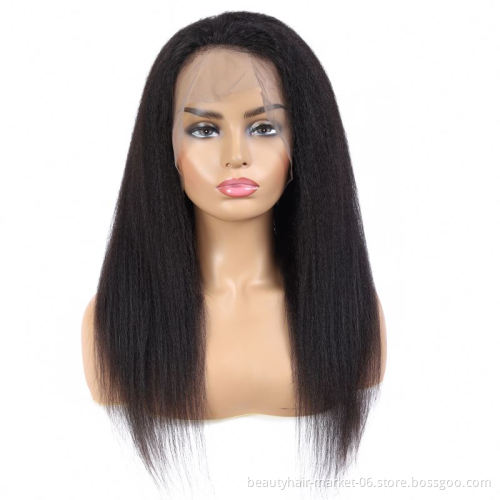 Wholesale 360 Lace Wig Vendors Cuticle Aligned Raw Virgin Hair Unprocessed 100% Human Hair 360 Lace Front Wig With Baby Hair